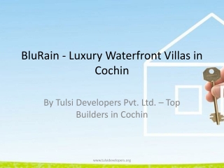 Waterfront Villas in Cochin - Blu Rain by Tulsi Devel