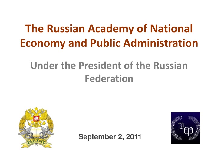the russian academy of national economy