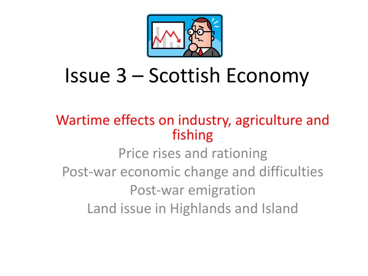 issue 3 scottish economy