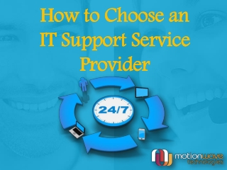 How to Choose an IT Support Service Provider