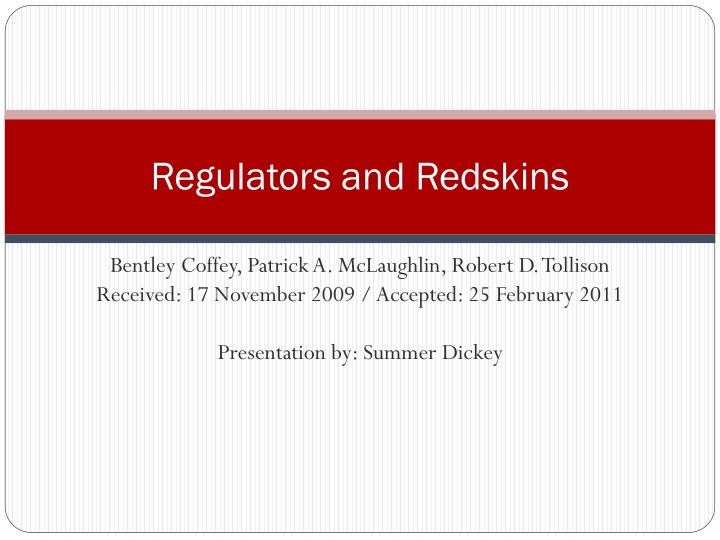 regulators and redskins