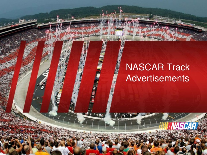 nascar track advertisements