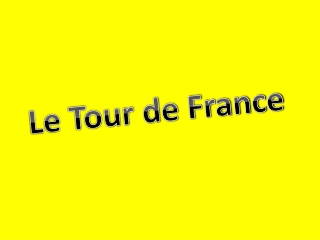 le tour de france