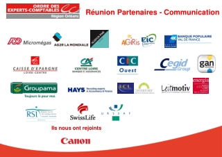 Réunion Partenaires - Communication