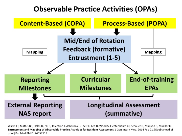 observable practice activities opas