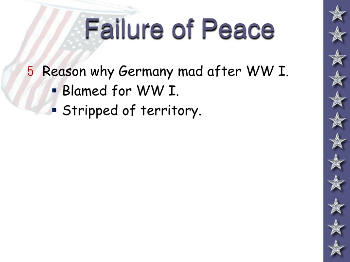 failure of peace