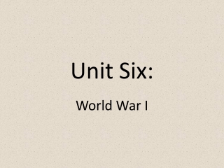 Unit Six: