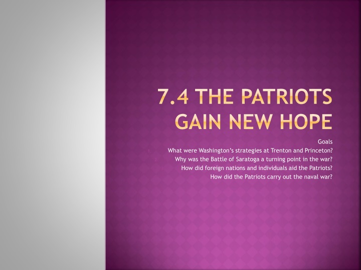 7 4 the patriots gain new hope