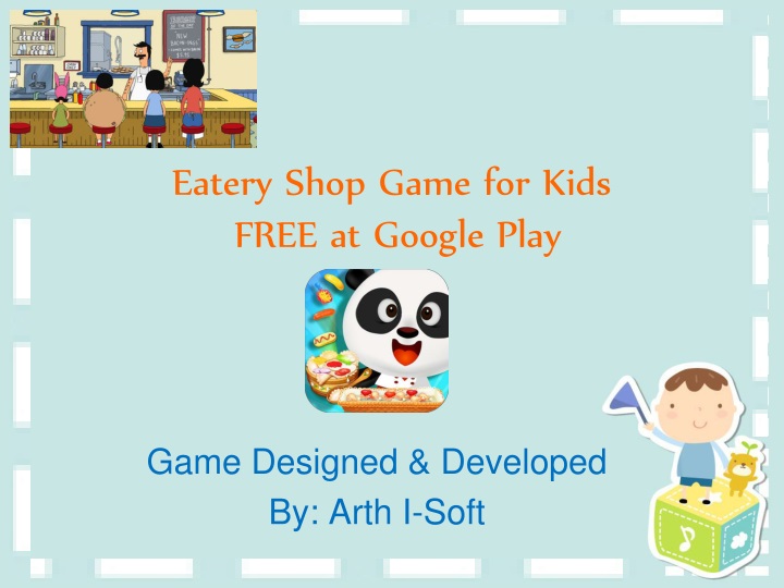 eatery shop game for kids free at google play