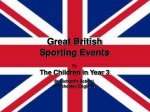 Great British Sporting Events