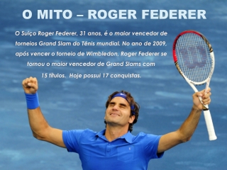 o mito roger federer