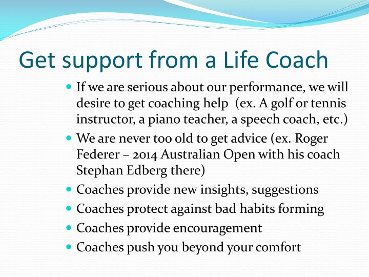 get support from a life coach