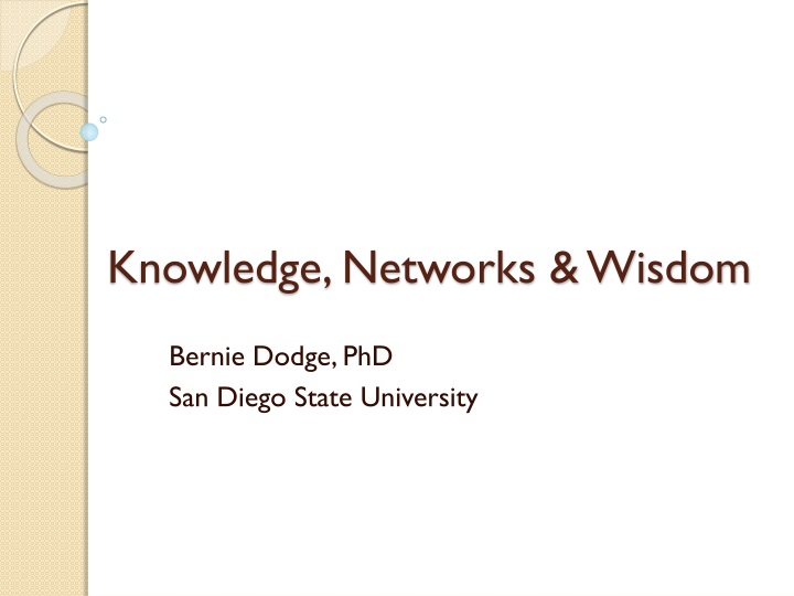 knowledge networks wisdom