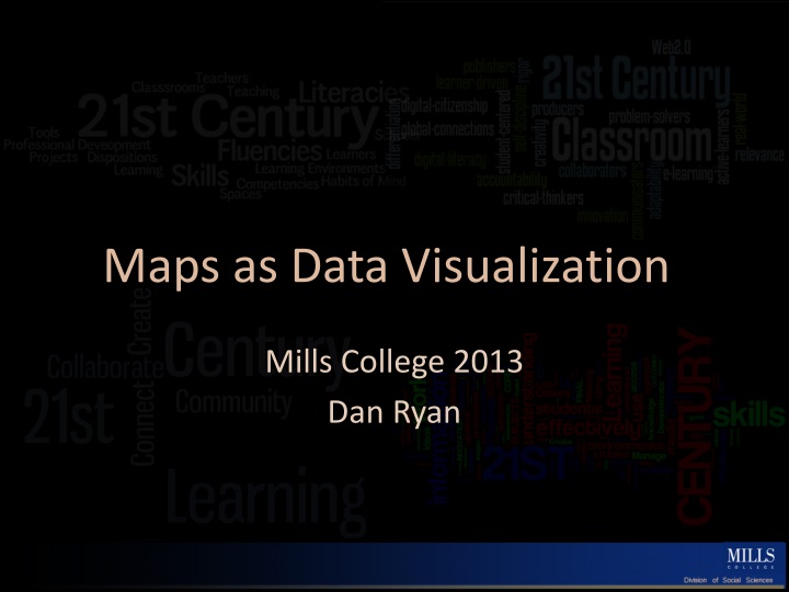 maps as data visualization