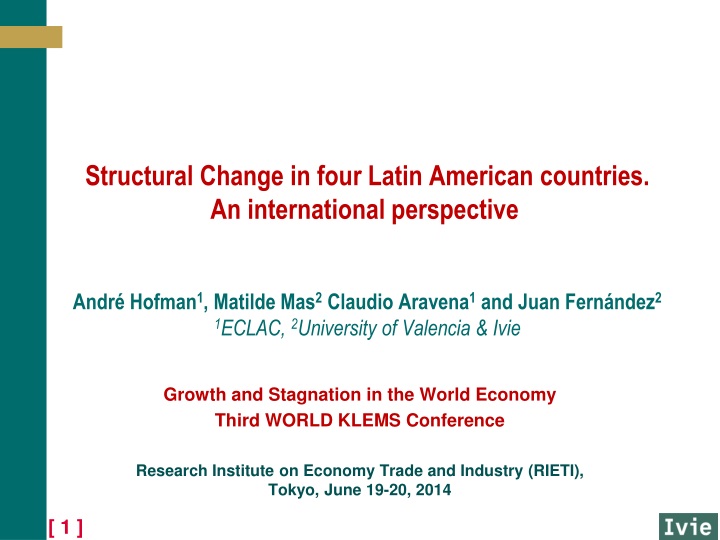structural change in four latin american