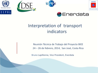 Interpretation of transport indicators