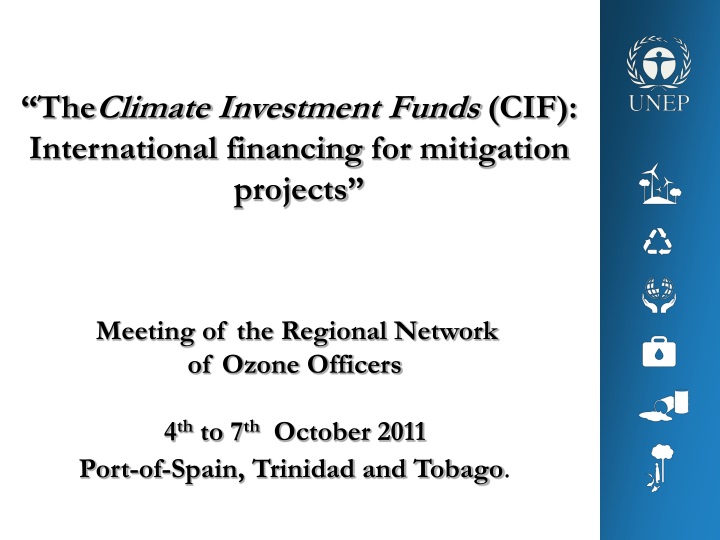 the climate investment funds cif international
