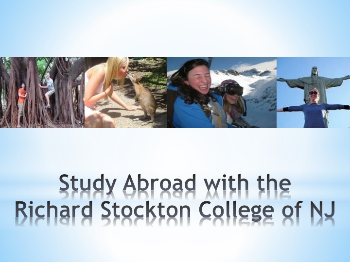 study abroad with the richard stockton college of nj