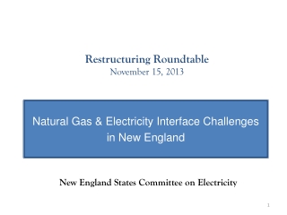 Restructuring Roundtable November 15, 2013