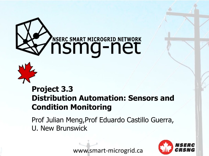 project 3 3 distribution automation sensors