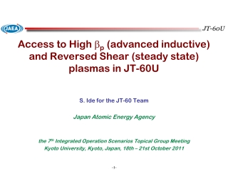 Access to High b p (advanced inductive) and Reversed Shear (steady state) plasmas in JT-60U