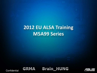 2012 EU ALSA Training M5A99 Series