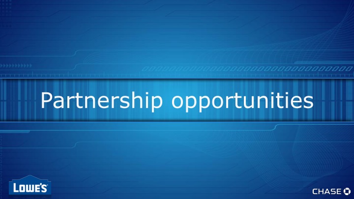 partnership opportunities