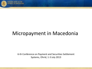 Micropayment in Macedonia