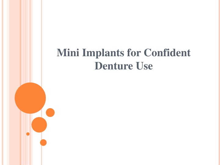 mini implants for confident denture use