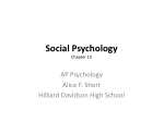 Social Psychology Chapter 13