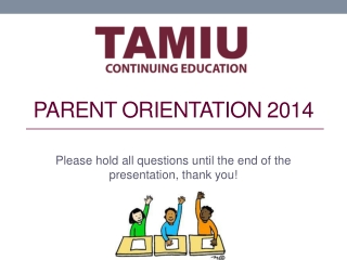 Parent Orientation 2014
