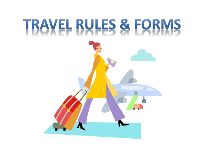 travel rules forms
