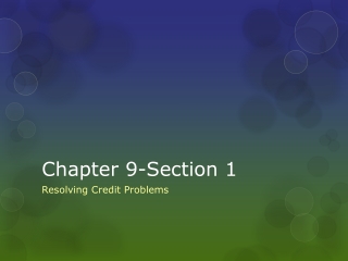 Chapter 9-Section 1