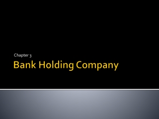 Bank Holding Company