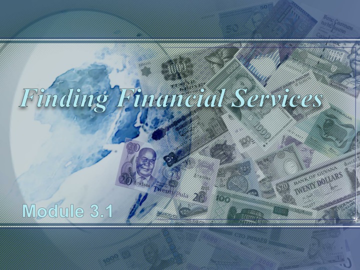 finding financial services