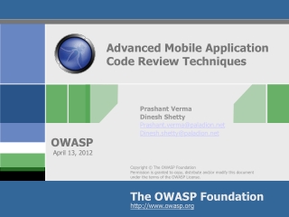 Advanced Mobile Application Code Review Techniques