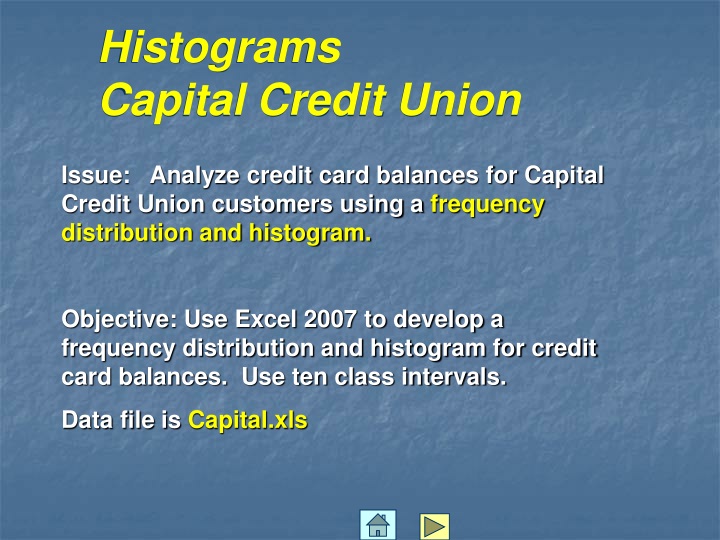 histograms capital credit union