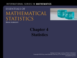 Chapter 4 Statistics