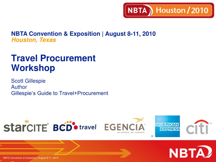 travel procurement workshop
