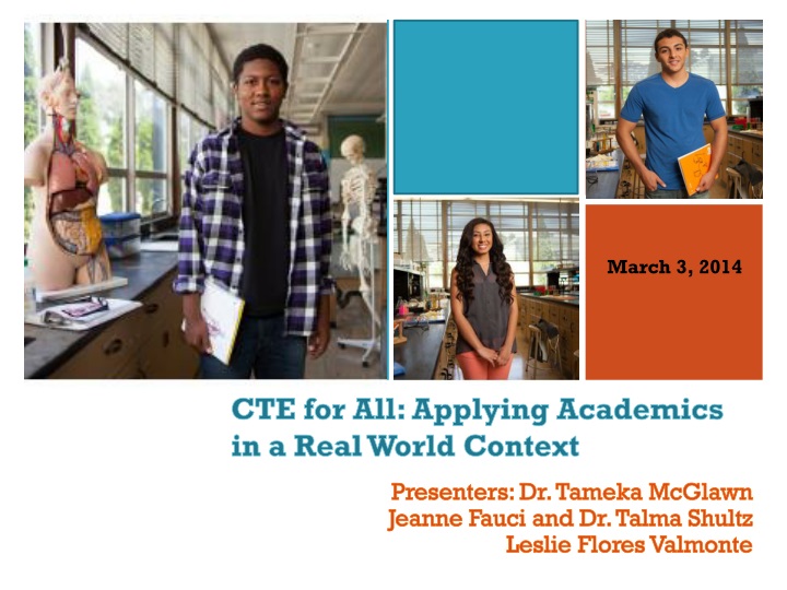 cte for all applying academics in a real world context