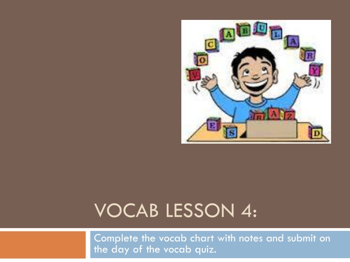 vocab lesson 4