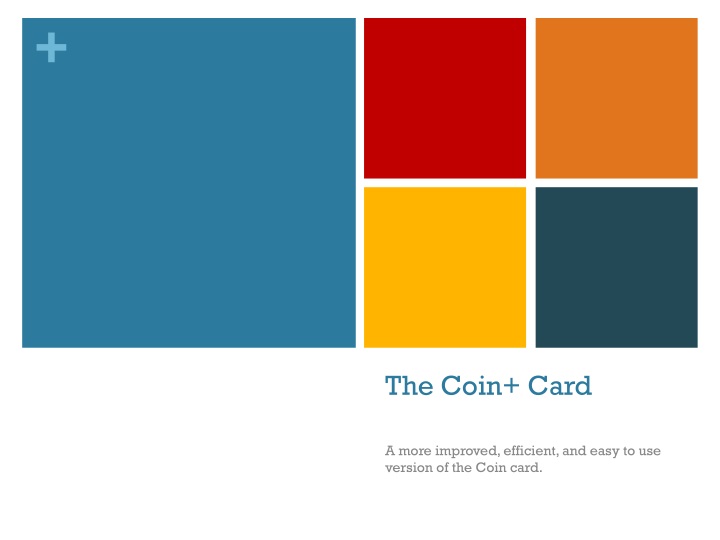 the coin card