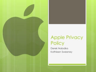 Apple Privacy Policy