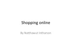 Shopping online - slide 1
