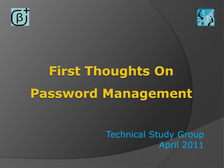first thoughts on password management