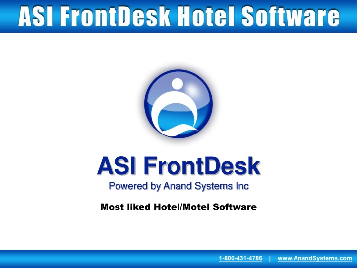 asi frontdesk powered by anand systems inc