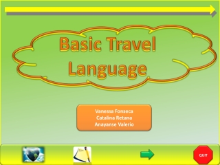 Basic Travel Language