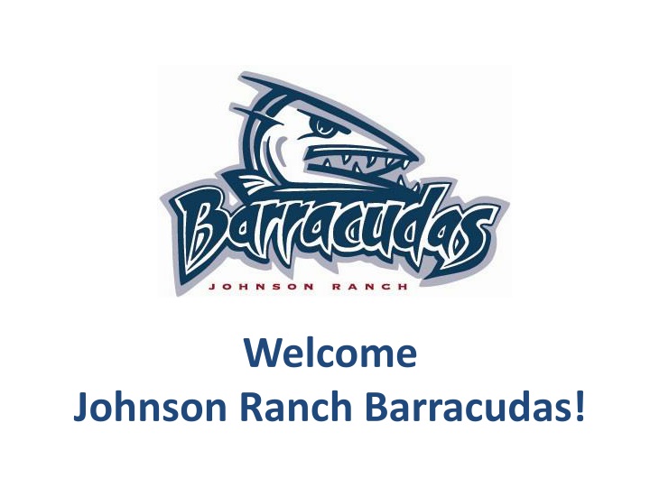 welcome johnson ranch barracudas