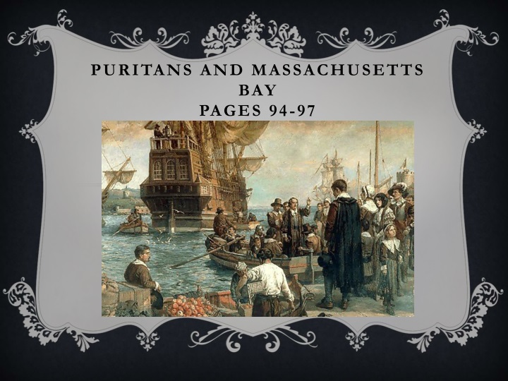 puritans and massachusetts bay pages 94 97