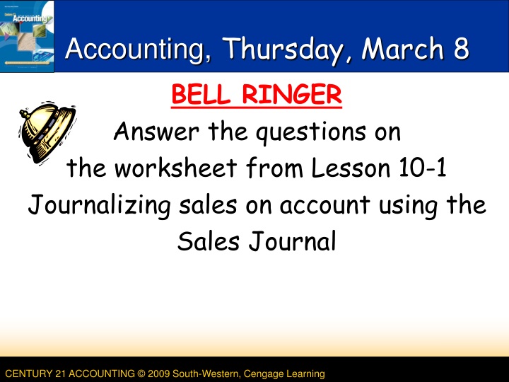 accounting thursday march 8